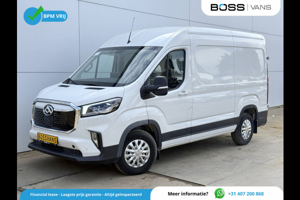Maxus eDeliver 9 52kWh 204PK Nieuw! Elektrisch L2H2 280km WLTP Snelladen LED Carplay Cruise control Camera Airco Parkeersensoren v+a