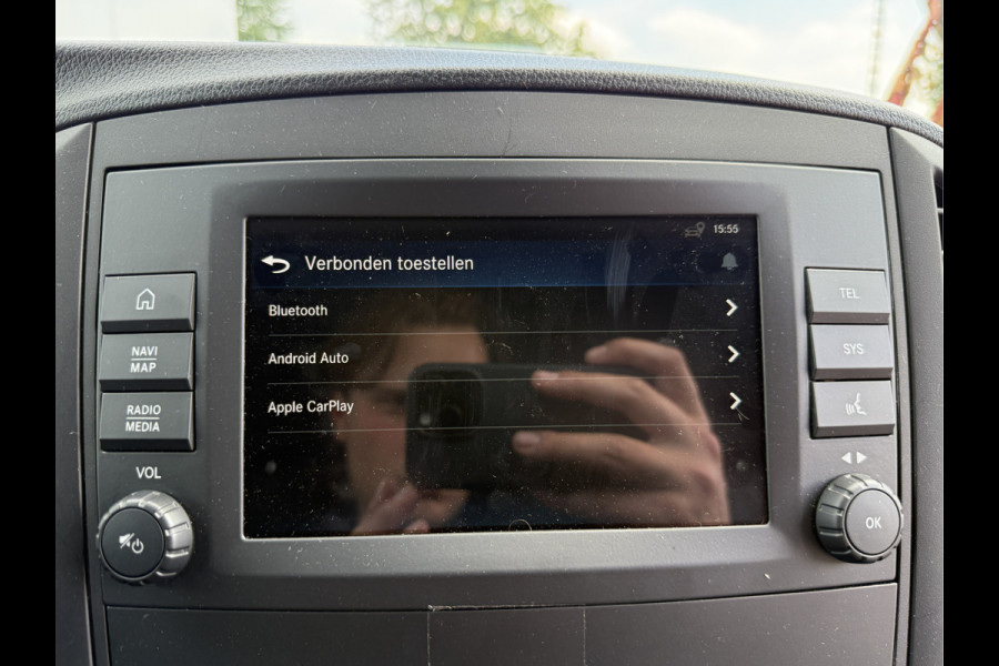 Mercedes-Benz eVito 112 66kWh L2 Elektrisch 97.7% (SOH) 280km WLTP Climate Control Cruise Control Carplay Camera Stoelverwarming Parkeersensoren
