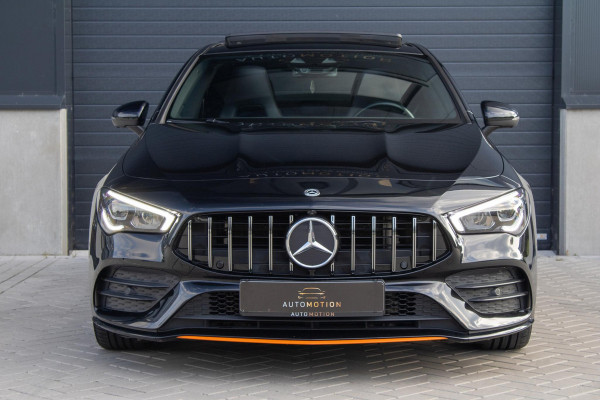 Mercedes-Benz CLA-Klasse 200 Orangeart Edition AMG PANO 360 Stoelverwarming Alarmsysteem