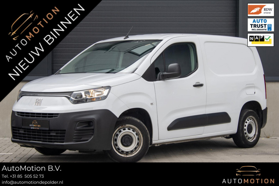 Fiat Doblò 1.5D 100pk L1 650kg Carplay 1e eigenaar Airco Cruise