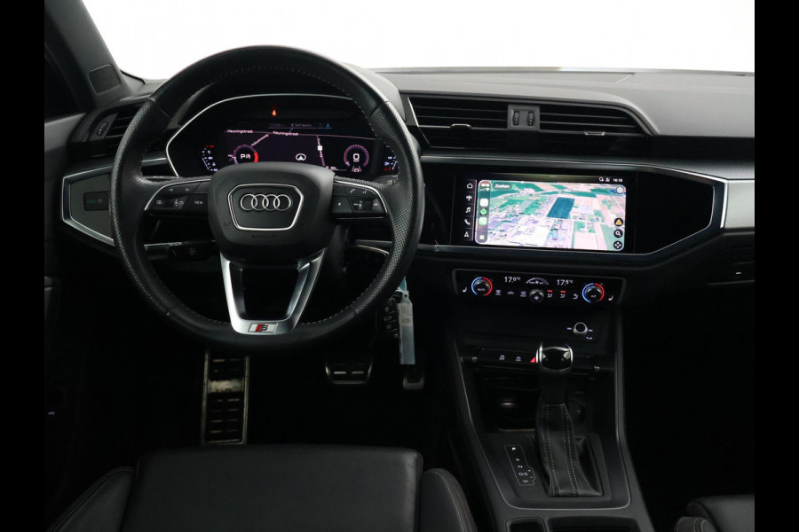 Audi Q3 35 TFSI S-LINE 150 PK AUT. + VIRTUAL | CARPLAY | STANDKACHEL | LEDER | MATRIX LED