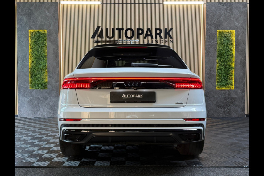 Audi Q8 55 TFSI e quattro 3X S-LINE |PANO|B&O|MASSAGE|SOFTCLOSE|360 CAM|STOELVERKOELING|LUCHTVERING|AMBIENT|23INCH|DEALER ONDERHOU