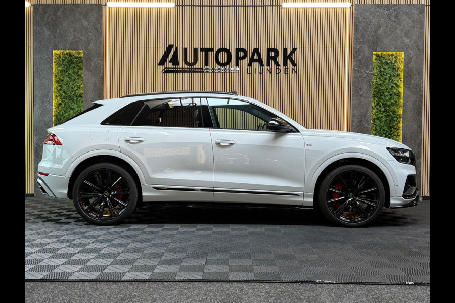 Audi Q8 55 TFSI e quattro 3X S-LINE |PANO|B&O|MASSAGE|SOFTCLOSE|360 CAM|STOELVERKOELING|LUCHTVERING|AMBIENT|23INCH|DEALER ONDERHOU