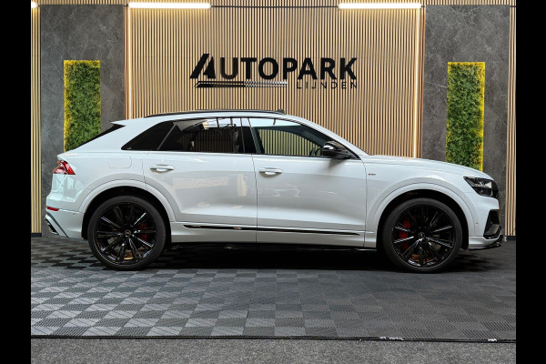 Audi Q8 55 TFSI e quattro 3X S-LINE |PANO|B&O|MASSAGE|SOFTCLOSE|360 CAM|STOELVERKOELING|LUCHTVERING|AMBIENT|23INCH|DEALER ONDERHOU