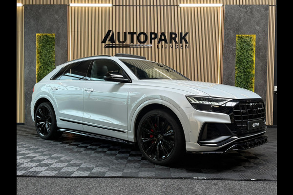 Audi Q8 55 TFSI e quattro 3X S-LINE |PANO|B&O|MASSAGE|SOFTCLOSE|360 CAM|STOELVERKOELING|LUCHTVERING|AMBIENT|23INCH|DEALER ONDERHOU
