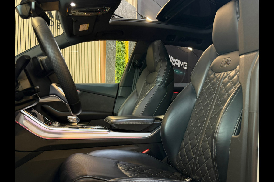 Audi Q8 55 TFSI e quattro 3X S-LINE |PANO|B&O|MASSAGE|SOFTCLOSE|360 CAM|STOELVERKOELING|LUCHTVERING|AMBIENT|23INCH|DEALER ONDERHOU