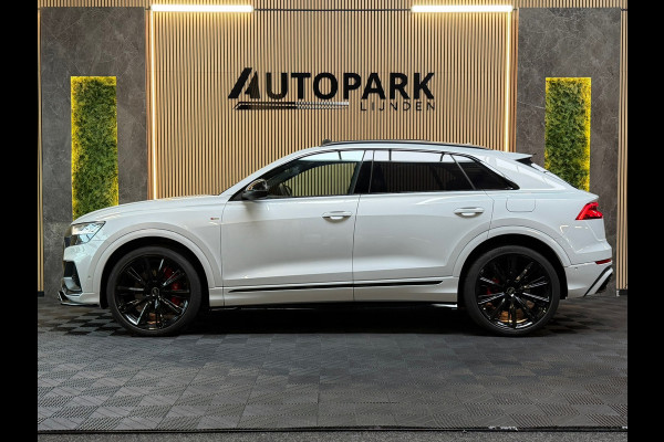 Audi Q8 55 TFSI e quattro 3X S-LINE |PANO|B&O|MASSAGE|SOFTCLOSE|360 CAM|STOELVERKOELING|LUCHTVERING|AMBIENT|23INCH|DEALER ONDERHOU