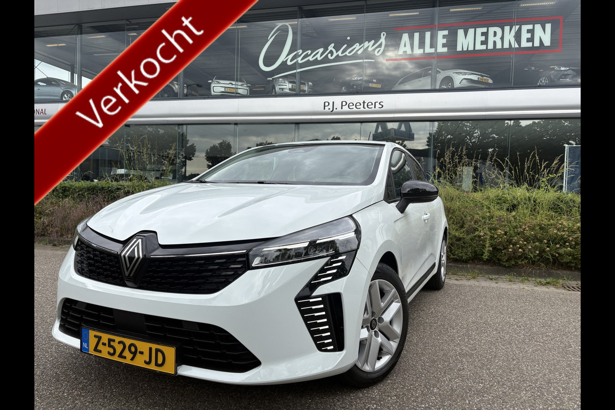 Renault Clio 1.0 TCe ECO-G 100 evolution Airco - Navigatiesysteem - Parkeersensor achter - Radio - Cruise control - Bluetooth - Stuur multifunctioneel - Led verlichting - Centrale vergrendeling met afstandsbediening - Elektrische ramen