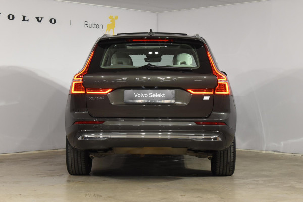 Volvo XC60 T6 340PK Automaat Plug-in Hybrid AWD Inscription / Navigatie / Elektrisch glazen schuif-kanteldak / Leder Blond / Elektrische achterklep / Cruise control