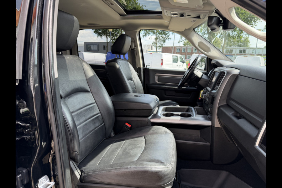 Dodge Ram 1500 5.7 V8 4x4 Crew Cab 5'7 Longhorn / vaste prijs rijklaar € 39.950 ex btw / euro 6 / lease vanaf € 652 / airco / cruise / navigatie / prins lpg / leer / trekhaak 3500 kg !