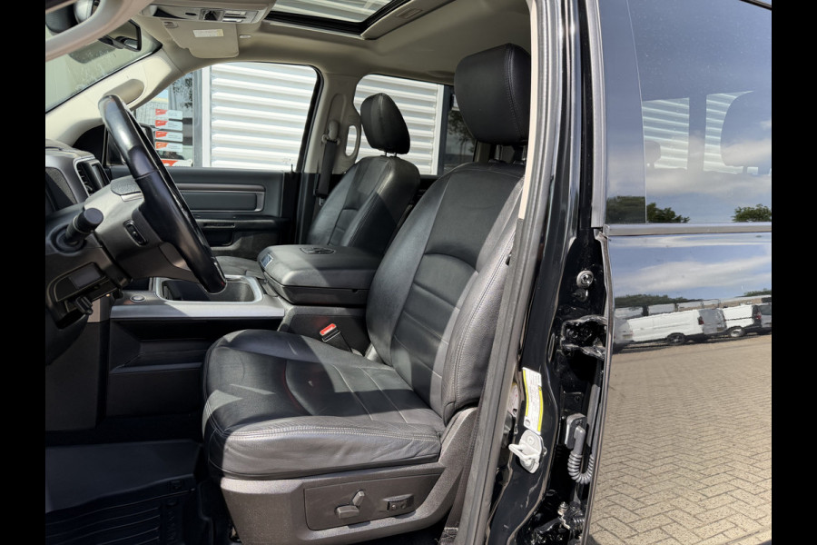 Dodge Ram 1500 5.7 V8 4x4 Crew Cab 5'7 Longhorn / vaste prijs rijklaar € 39.950 ex btw / euro 6 / lease vanaf € 652 / airco / cruise / navigatie / prins lpg / leer / trekhaak 3500 kg !