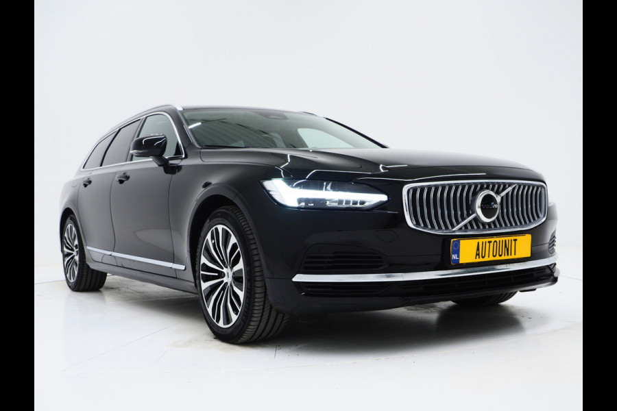 Volvo V90 2.0 T6 Plug-in hybrid AWD Long Range | Leder | Pilot Assist | Keyless | Dodehoek | Memory | Camera | LED | Carplay