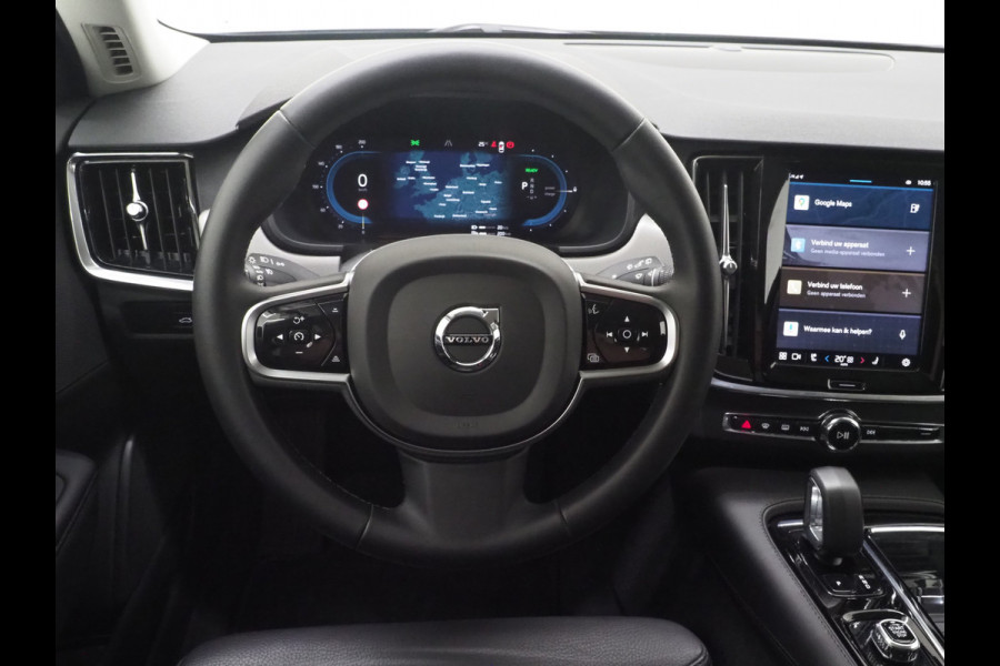 Volvo V90 2.0 T6 Plug-in hybrid AWD Long Range | Leder | Pilot Assist | Keyless | Dodehoek | Memory | Camera | LED | Carplay