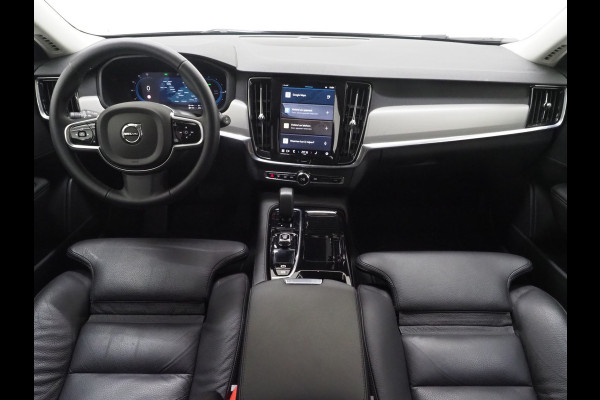 Volvo V90 2.0 T6 Plug-in hybrid AWD Long Range | Leder | Pilot Assist | Keyless | Dodehoek | Memory | Camera | LED | Carplay