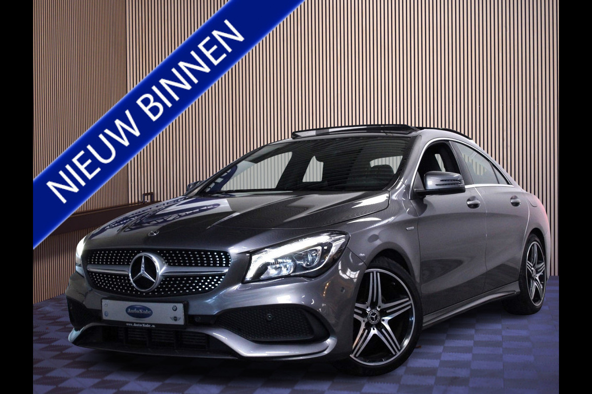 Mercedes-Benz CLA-Klasse 200 AMG AUT 1eEIG! PANO LEDER NAV CAMERA STOELVW '18