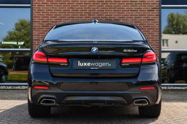 BMW 5 Serie 530e M-Sport Pano Trekh ACC HUD 360 Laser El-Klep