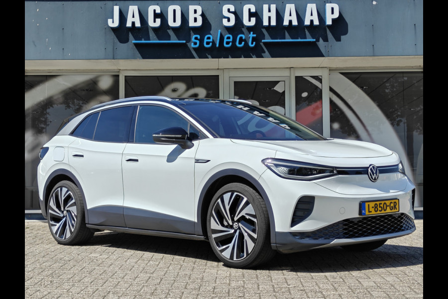 Volkswagen ID.4 First Max 77 kWh / Trekhaak / Warmtepomp / Panodak / 21" LM / Carplay / HU display
