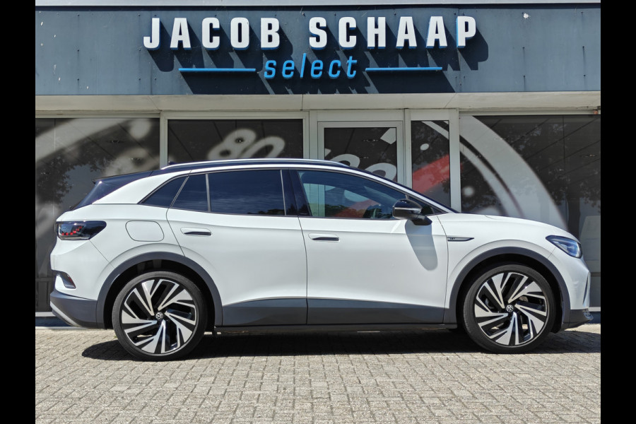 Volkswagen ID.4 First Max 77 kWh / Trekhaak / Warmtepomp / Panodak / 21" LM / Carplay / HU display