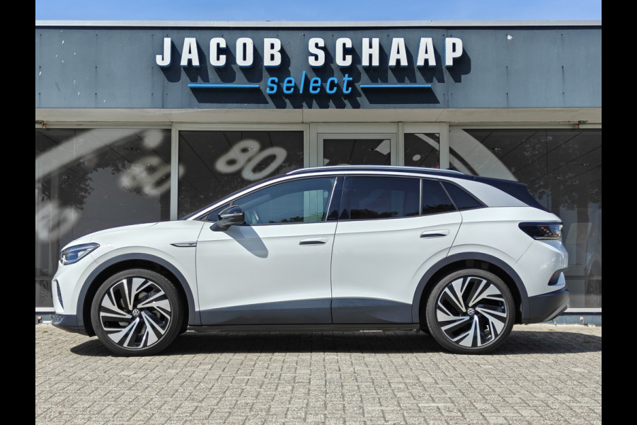 Volkswagen ID.4 First Max 77 kWh / Trekhaak / Warmtepomp / Panodak / 21" LM / Carplay / HU display