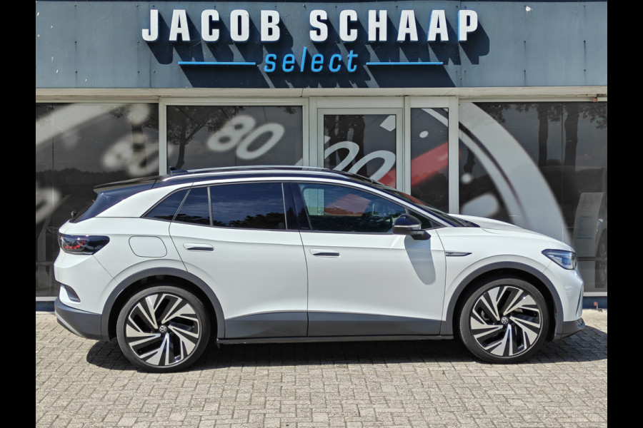 Volkswagen ID.4 First Max 77 kWh / Trekhaak / Warmtepomp / Panodak / 21" LM / Carplay / HU display