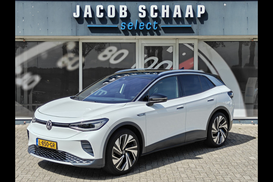 Volkswagen ID.4 First Max 77 kWh / Trekhaak / Warmtepomp / Panodak / 21" LM / Carplay / HU display