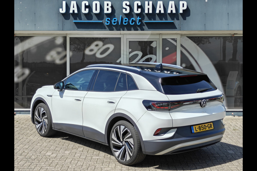 Volkswagen ID.4 First Max 77 kWh / Trekhaak / Warmtepomp / Panodak / 21" LM / Carplay / HU display