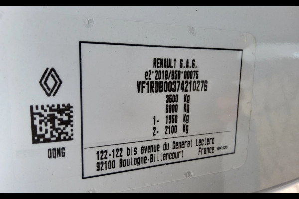 Renault Master 170.35 FWD EL - V-72-LVX - AUTOTRANSPORT MET LIER - EURO 6 - BPM VRIJ!