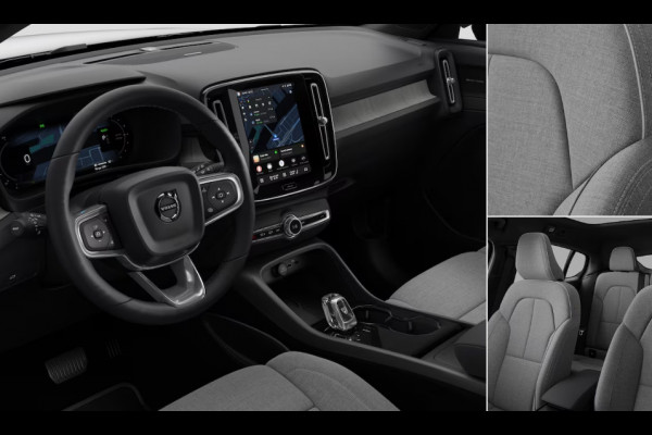 Volvo EC40 442PK Automaat Twin Performance Ultra Europa / Lightning / Panoramadak / Adaptive cruise control / 360 Camera / Elektrisch bedienbare stoelen met geheugen / Apple Carplay / Android auto /