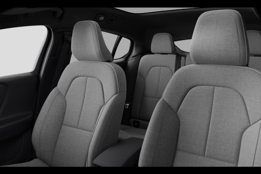 Volvo EC40 442PK Automaat Twin Performance Ultra Europa / Lightning / Panoramadak / Adaptive cruise control / 360 Camera / Elektrisch bedienbare stoelen met geheugen / Apple Carplay / Android auto /