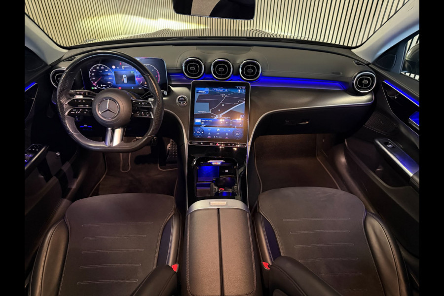 Mercedes-Benz C-Klasse Estate 220D AMG STYLING-PANORAMA-CAMERA-TREKHAAK-DODEHOEK-COMPLEET