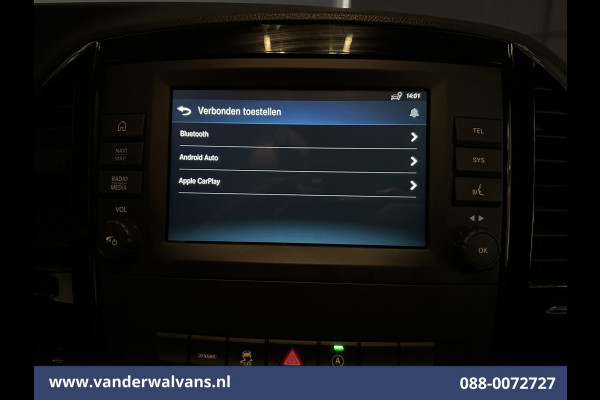 Mercedes-Benz Vito 114 CDI 9G-Tronic Automaat 136pk L3H1 XL Euro6 Airco | Navigatie | Camera | Cruisecontrol | Apple Carplay Android Auto, Parkeersensoren, Bijrijdersbank