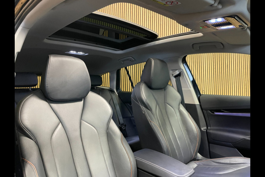 Škoda ENYAQ iV 80|92%SOH|GROTE ACCU|BLACK EDITION|TREKHAAK|ACC|LEDER|PANO|STOEL+STUURVERW|CARPLAY|CAMERA|NAVI|INCL.BTW|1e EIGENAAR