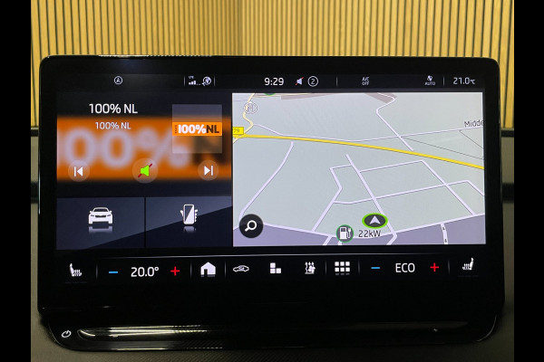 Škoda ENYAQ iV 80|92%SOH|GROTE ACCU|BLACK EDITION|TREKHAAK|ACC|LEDER|PANO|STOEL+STUURVERW|CARPLAY|CAMERA|NAVI|INCL.BTW|1e EIGENAAR