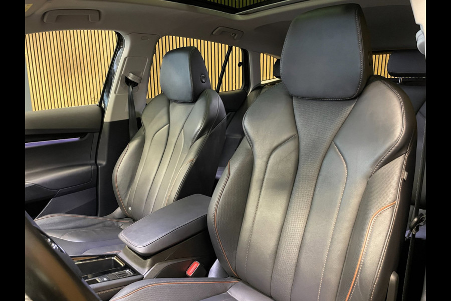 Škoda ENYAQ iV 80|92%SOH|GROTE ACCU|BLACK EDITION|TREKHAAK|ACC|LEDER|PANO|STOEL+STUURVERW|CARPLAY|CAMERA|NAVI|INCL.BTW|1e EIGENAAR