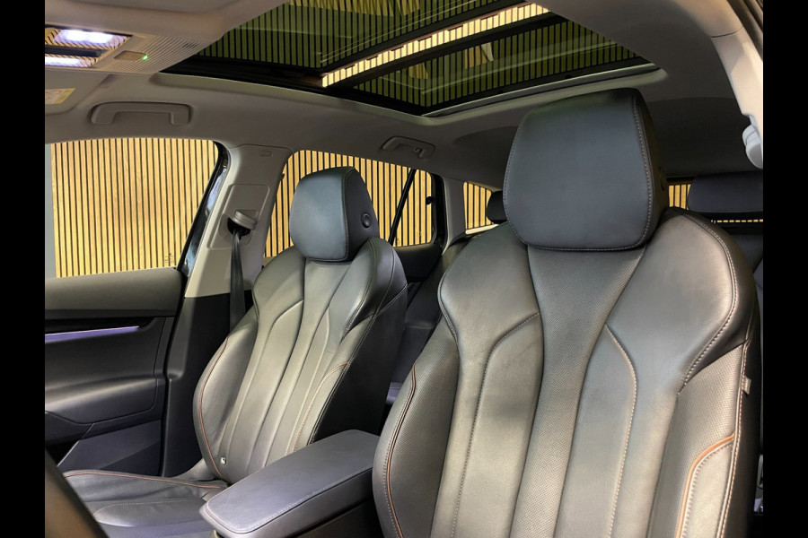 Škoda ENYAQ iV 80|92%SOH|GROTE ACCU|BLACK EDITION|TREKHAAK|ACC|LEDER|PANO|STOEL+STUURVERW|CARPLAY|CAMERA|NAVI|INCL.BTW|1e EIGENAAR