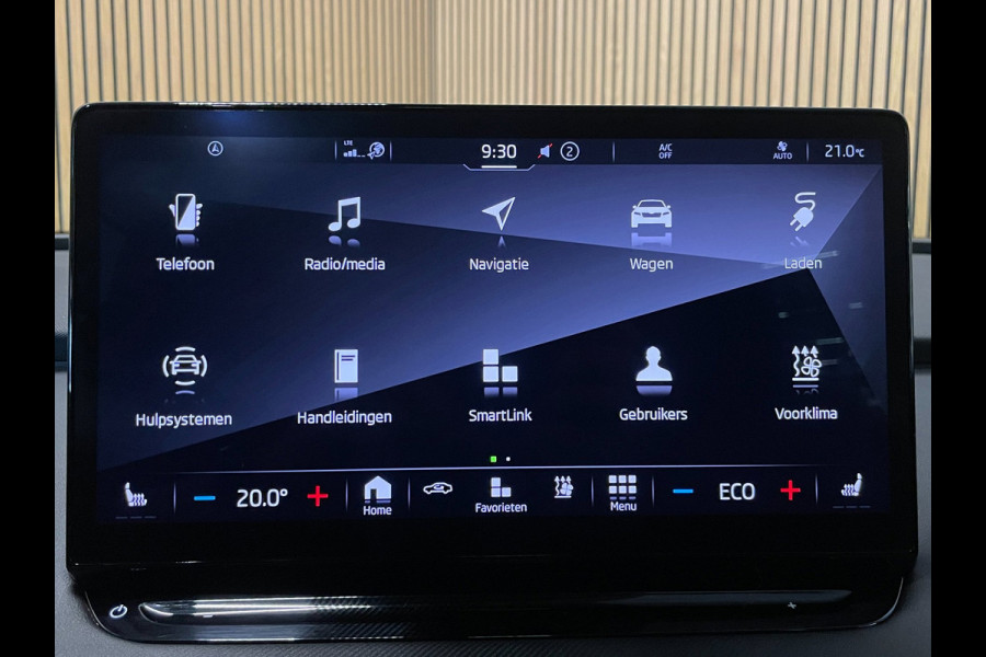 Škoda ENYAQ iV 80|92%SOH|GROTE ACCU|BLACK EDITION|TREKHAAK|ACC|LEDER|PANO|STOEL+STUURVERW|CARPLAY|CAMERA|NAVI|INCL.BTW|1e EIGENAAR
