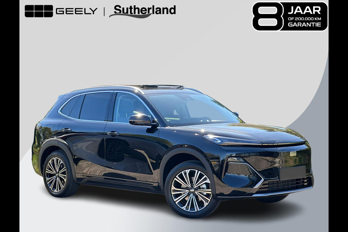 GEELY Starray EM-i 1.5 Max+ 262 PK | Panorama | Stoelen voor & achter verwarmd | Memory Seats | 360 Camera | 19 Inch LMV | 136km elektrisch bereik