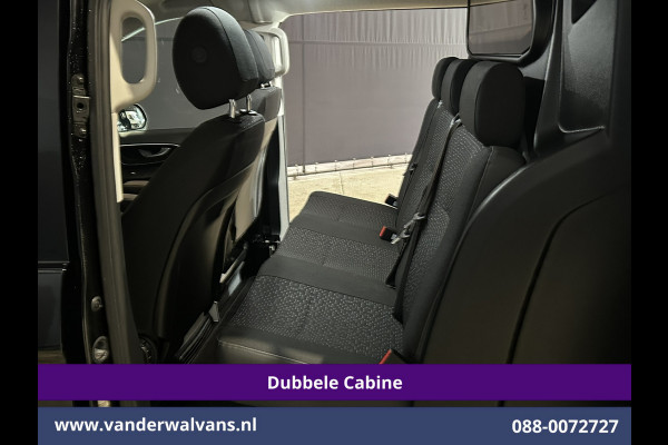 Mercedes-Benz Vito 116 CDI 164pk 9G-Tronic Automaat L2H1 Dubbele Cabine Fabrieksgarantie Euro6 Airco | 2x Zijdeur | 5-Zits | Camera | Navigatie LED, LM Velgen, 2500kg Trekhaak, Adaptieve Cruisecontrol, Parkeersensoren, MBUX