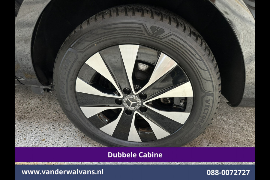 Mercedes-Benz Vito 116 CDI 164pk 9G-Tronic Automaat L2H1 Dubbele Cabine Fabrieksgarantie Euro6 Airco | 2x Zijdeur | 5-Zits | Camera | Navigatie LED, LM Velgen, 2500kg Trekhaak, Adaptieve Cruisecontrol, Parkeersensoren, MBUX
