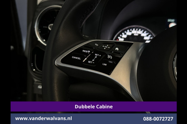 Mercedes-Benz Vito 116 CDI 164pk 9G-Tronic Automaat L2H1 Dubbele Cabine Fabrieksgarantie Euro6 Airco | 2x Zijdeur | 5-Zits | Camera | Navigatie LED, LM Velgen, 2500kg Trekhaak, Adaptieve Cruisecontrol, Parkeersensoren, MBUX