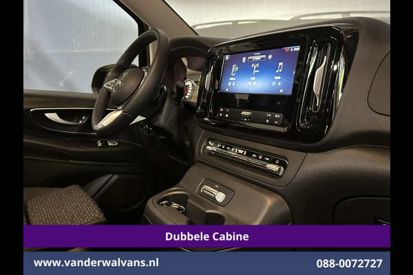 Mercedes-Benz Vito 116 CDI 164pk 9G-Tronic Automaat L2H1 Dubbele Cabine Fabrieksgarantie Euro6 Airco | 2x Zijdeur | 5-Zits | Camera | Navigatie LED, LM Velgen, 2500kg Trekhaak, Adaptieve Cruisecontrol, Parkeersensoren, MBUX