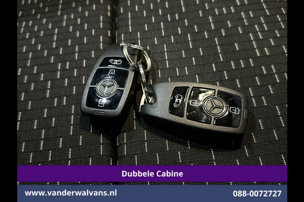Mercedes-Benz Vito 116 CDI 164pk 9G-Tronic Automaat L2H1 Dubbele Cabine Fabrieksgarantie Euro6 Airco | 2x Zijdeur | 5-Zits | Camera | Navigatie LED, LM Velgen, 2500kg Trekhaak, Adaptieve Cruisecontrol, Parkeersensoren, MBUX