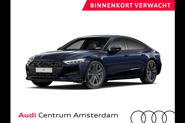 Audi A7 Sportback 50 TFSI e quattro Pro Line 299pk | Komt begin juli binnen | Lederen bekleding | Head up Display | Wegklapbare trekhaak  | 20 inch Lichtmetalen velgen | Verlengde garantie | Stoelverwarming