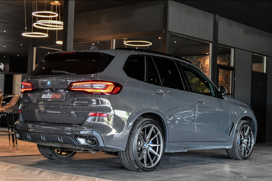 BMW X5 XDrive45e M-Sport, Massage, Laser, 22" Vossen, Comfort, Shadow, Luchtvering, Trekhaak, Pano, Ventilatie, Keyless, ACC, Full