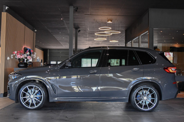 BMW X5 XDrive45e M-Sport, Massage, Laser, 22" Vossen, Comfort, Shadow, Luchtvering, Trekhaak, Pano, Ventilatie, Keyless, ACC, Full