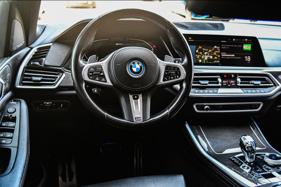 BMW X5 XDrive45e M-Sport, Massage, Laser, 22" Vossen, Comfort, Shadow, Luchtvering, Trekhaak, Pano, Ventilatie, Keyless, ACC, Full