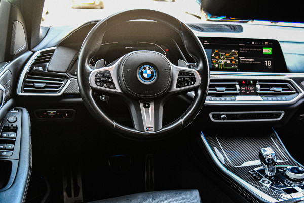 BMW X5 XDrive45e M-Sport, Massage, Laser, 22" Vossen, Comfort, Shadow, Luchtvering, Trekhaak, Pano, Ventilatie, Keyless, ACC, Full