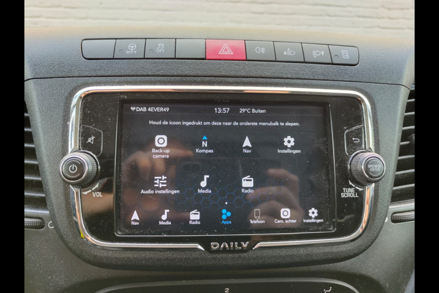 Iveco Daily 35C16H 2.3 410 Automaat Meubelbak 3-Persoons Euro 6 Camera Navi Bluetooth Airco Cruise Control Led Lat om Lat betimmering Achterdeuren 1e Eigenaar Toegestane max. massa voertuig 3500 kg