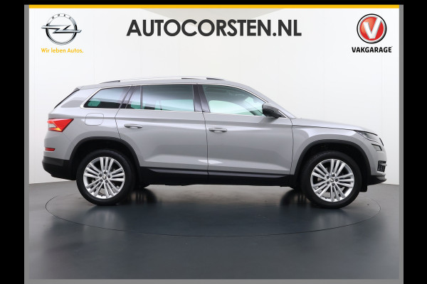 Škoda Kodiaq 1.5TSI Autom. Trekhaak Adap.Cruise Panoramadak Virtual Cockpit Camera Canton®-Audio Stoelverwarming 3-Zone Ecc Navi Apple Carpla Led Lmv Bluetooth Isofix Regen-Lichtsensor 1.800KG Trekgewicht Zeer Complete Auto