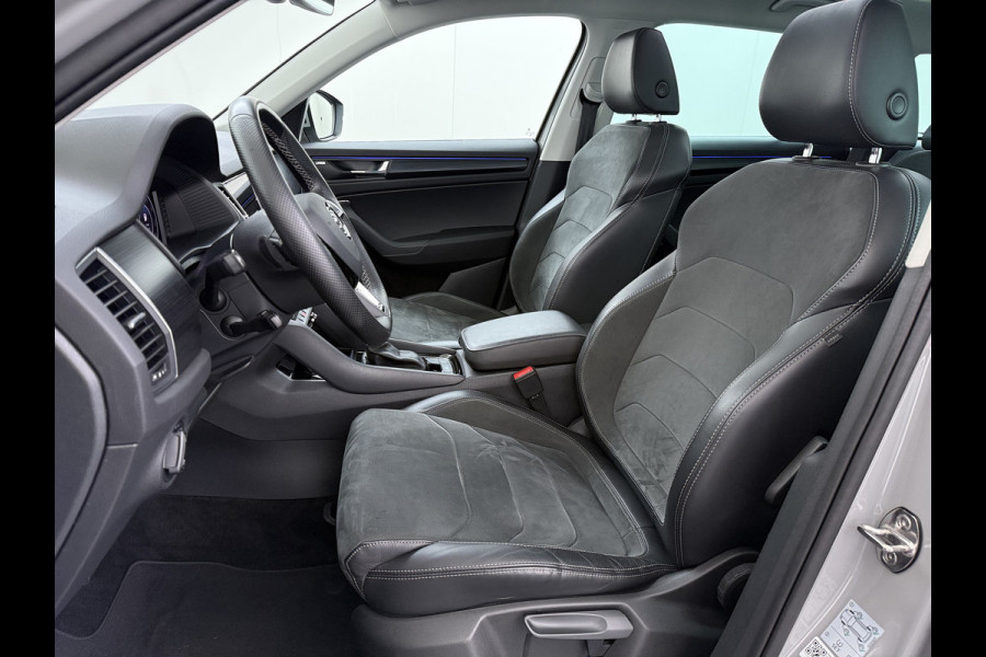 Škoda Kodiaq 1.5TSI Autom. Trekhaak Adap.Cruise Panoramadak Virtual Cockpit Camera Canton®-Audio Stoelverwarming 3-Zone Ecc Navi Apple Carpla Led Lmv Bluetooth Isofix Regen-Lichtsensor 1.800KG Trekgewicht Zeer Complete Auto